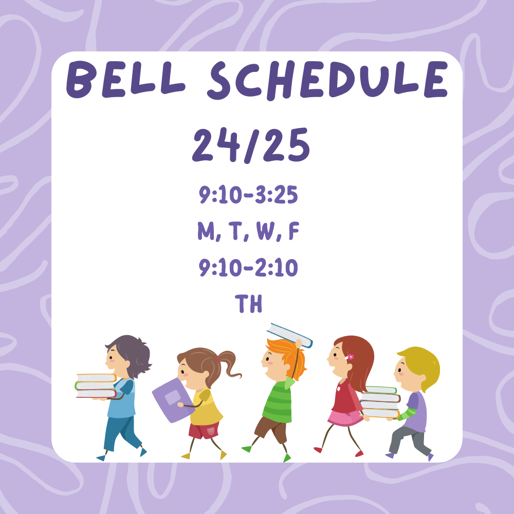  Bell Schedule